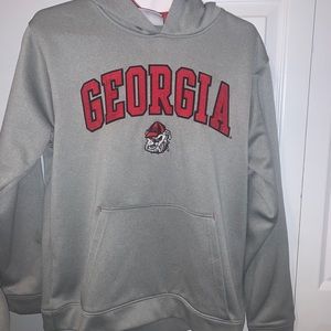 oversized college georgia hoodie